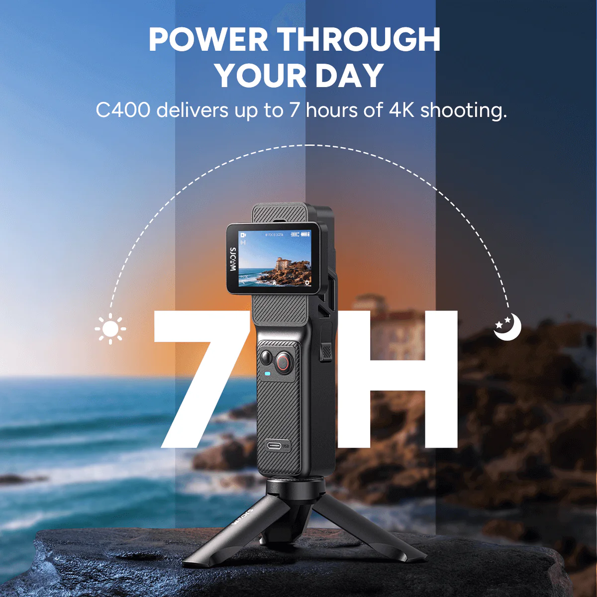 C400 3-in-1 Handheld Action Camera - Image 10