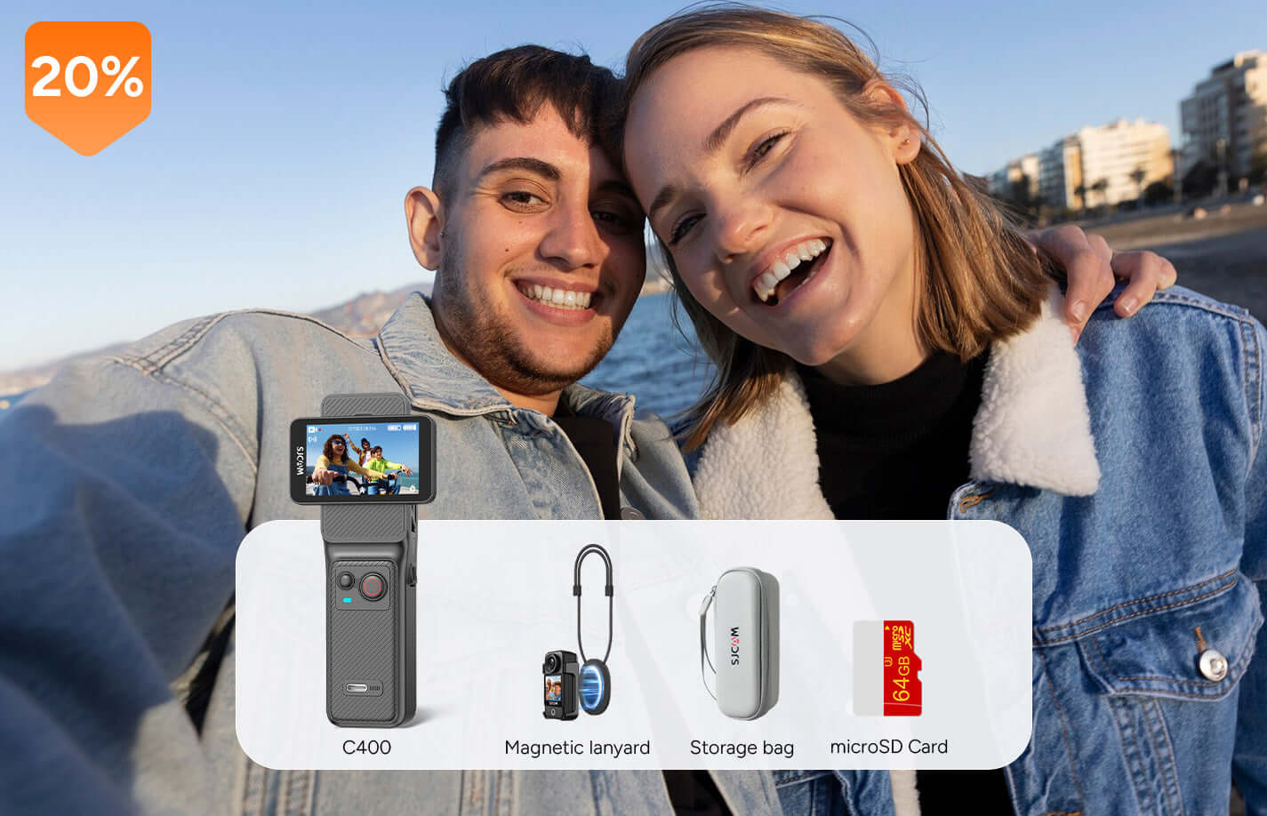 C400 3-in-1 Handheld Action Camera - Image 13