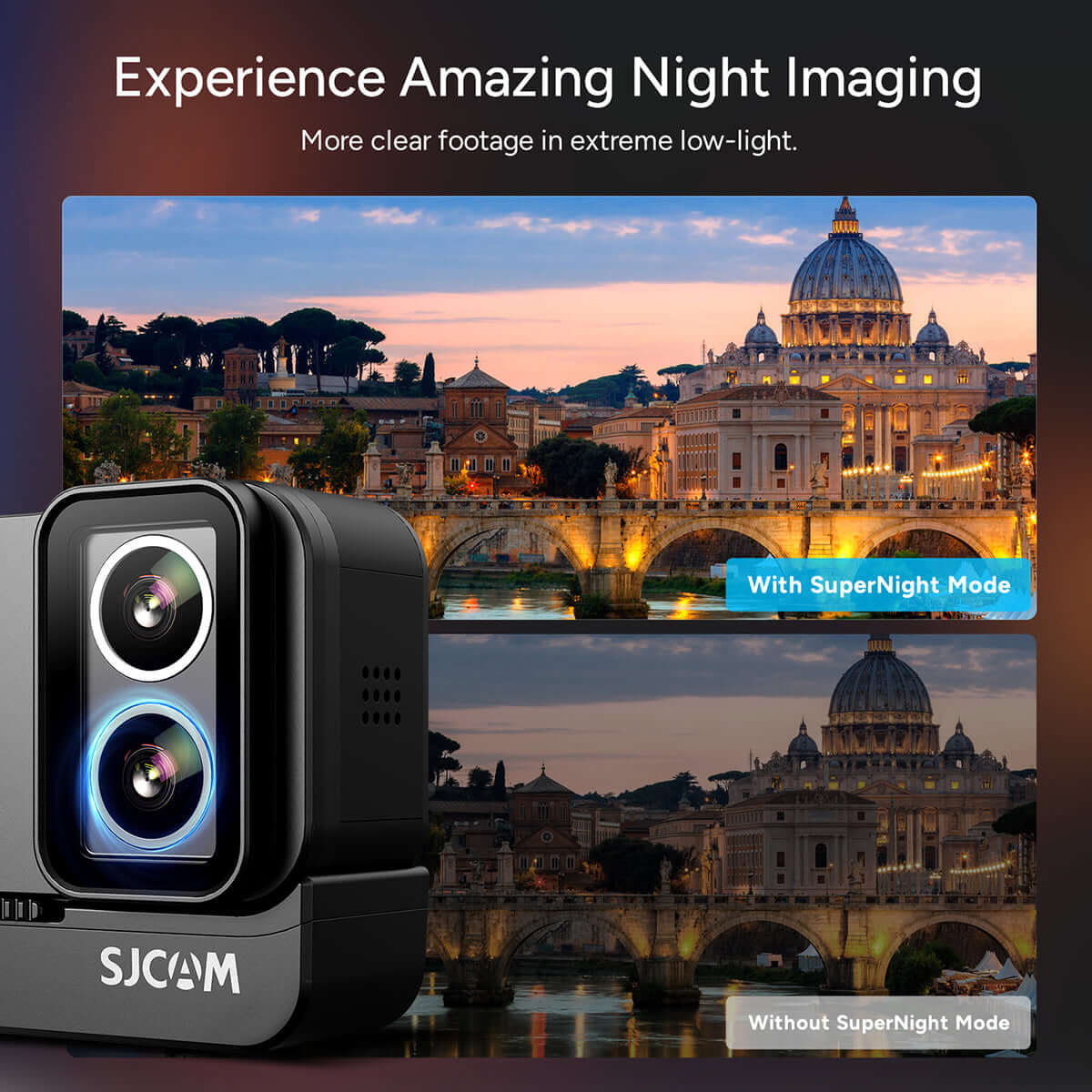 SJ20 Dual Lens Action Camera - Image 8