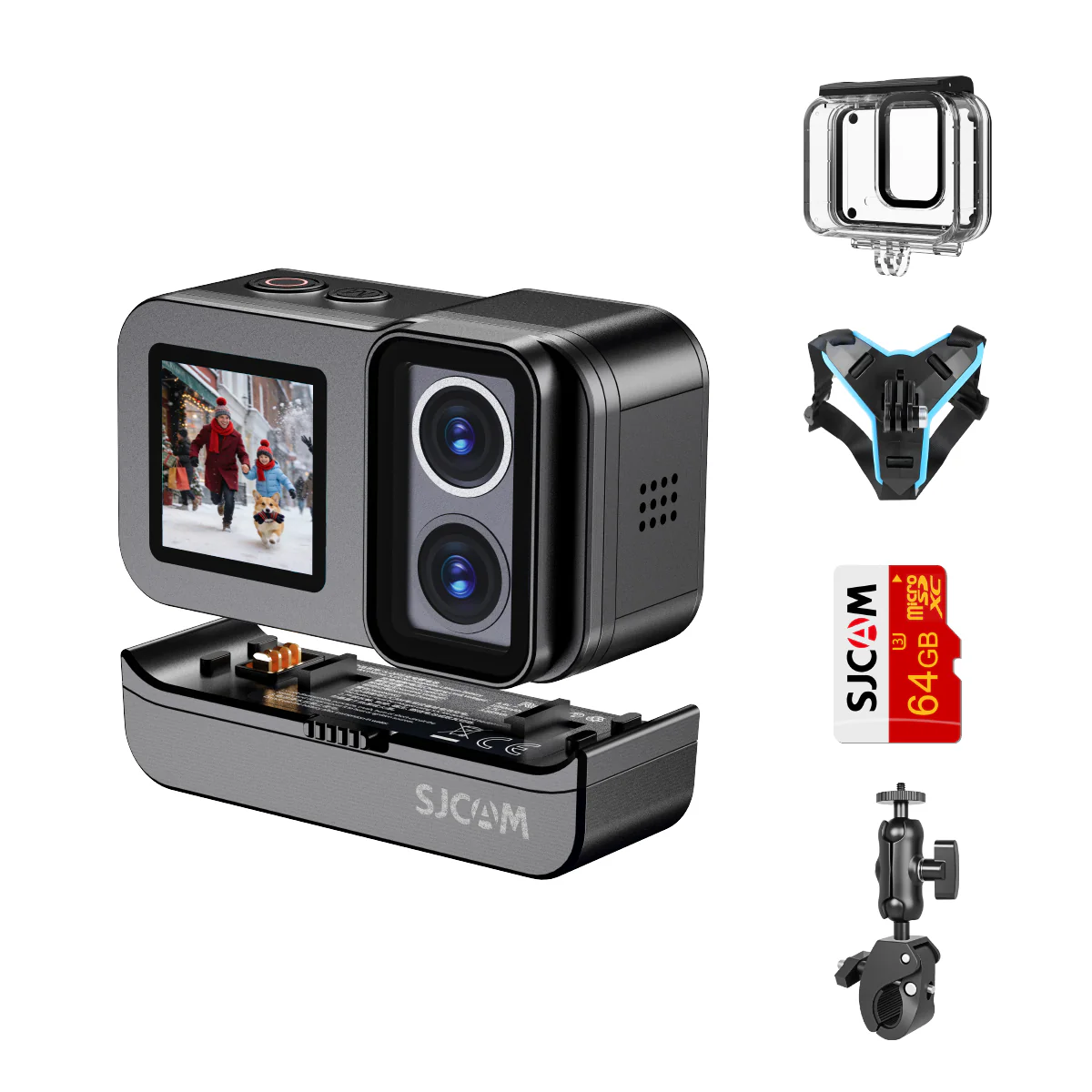 SJ20 Dual Lens Action Camera - Image 9